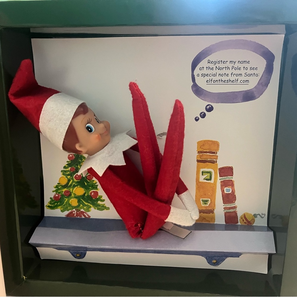 Elf on the Shelly: A Christmas Tradition - Book & Boy Elf set - Picture 4 of 7